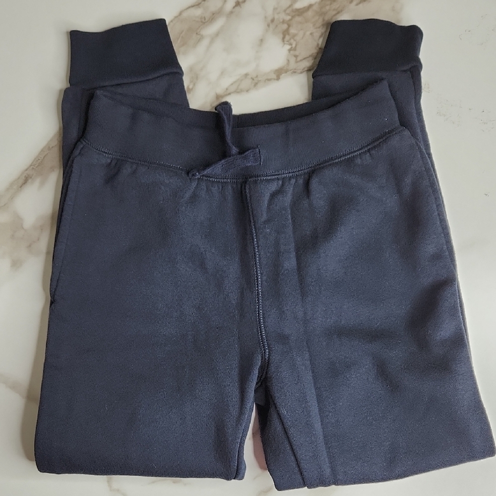 Old Navy Blue Sweatpants with Elastic Waistband and Slim Fit